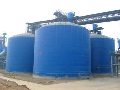 天河水泥钢板库改造