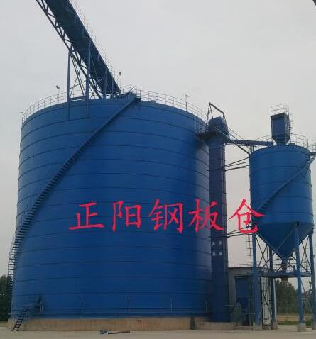 天河大型矿粉钢板库