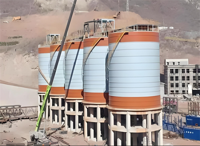 天河高架钢板仓