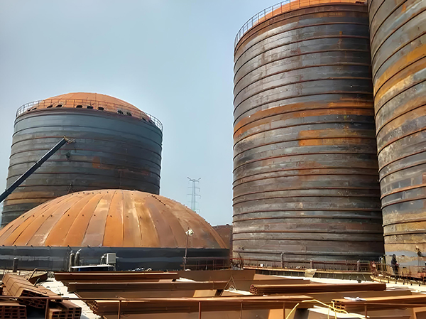 天河焦粉钢板仓